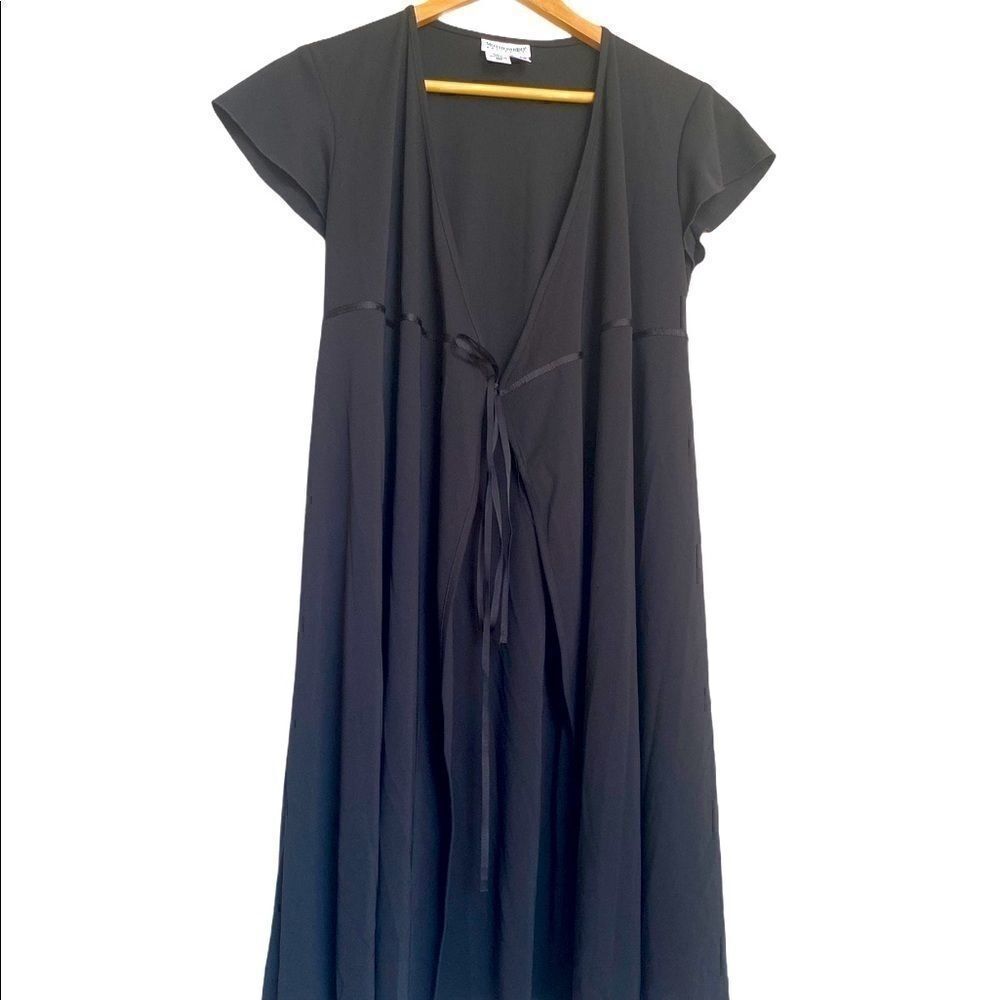 Motherhood Maternity Black Tie Under Belly Wrap M